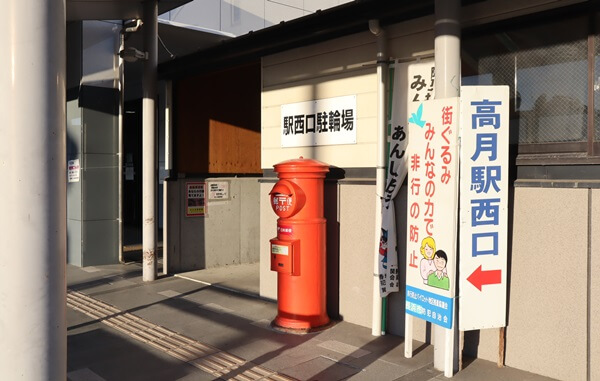 JR高月駅の駐輪場