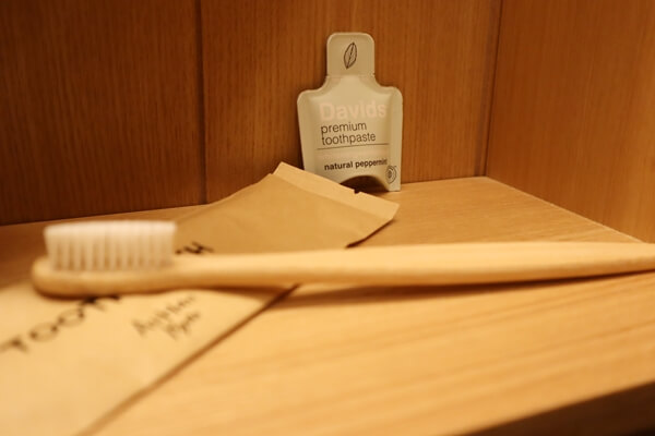 エースホテル京都の歯ブラシ