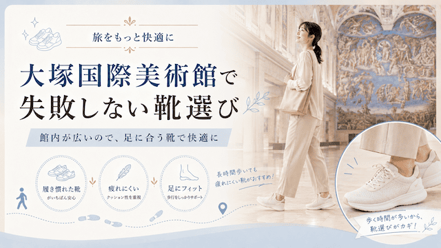 大塚国際美術館で失敗しない靴選び