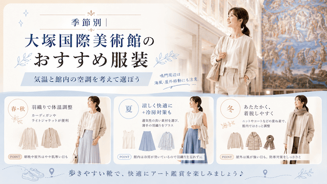 季節別｜大塚国際美術館のおすすめ服装