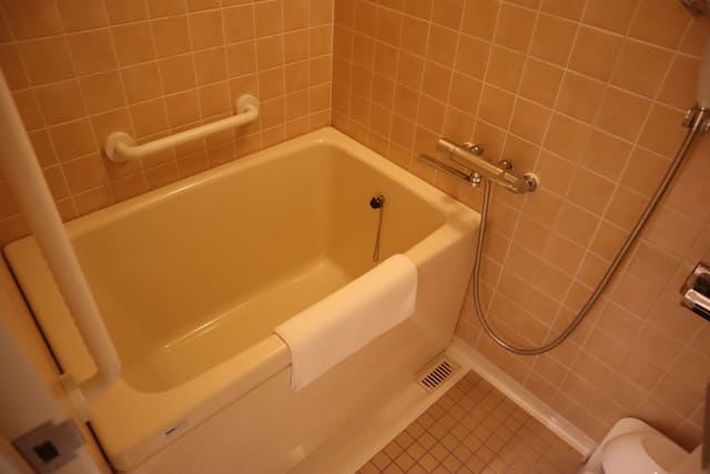 アオアヲ ナルト リゾートの部屋のお風呂
