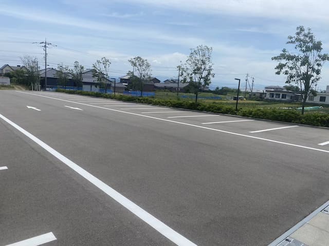 【石川県】KAJI FACTORY PARKの駐車場